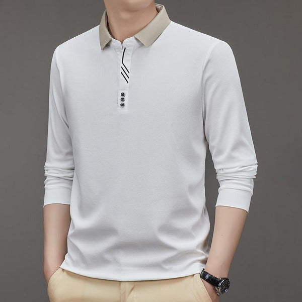 UrbanSharp Lapel T-Shirt - Sleek & Casual