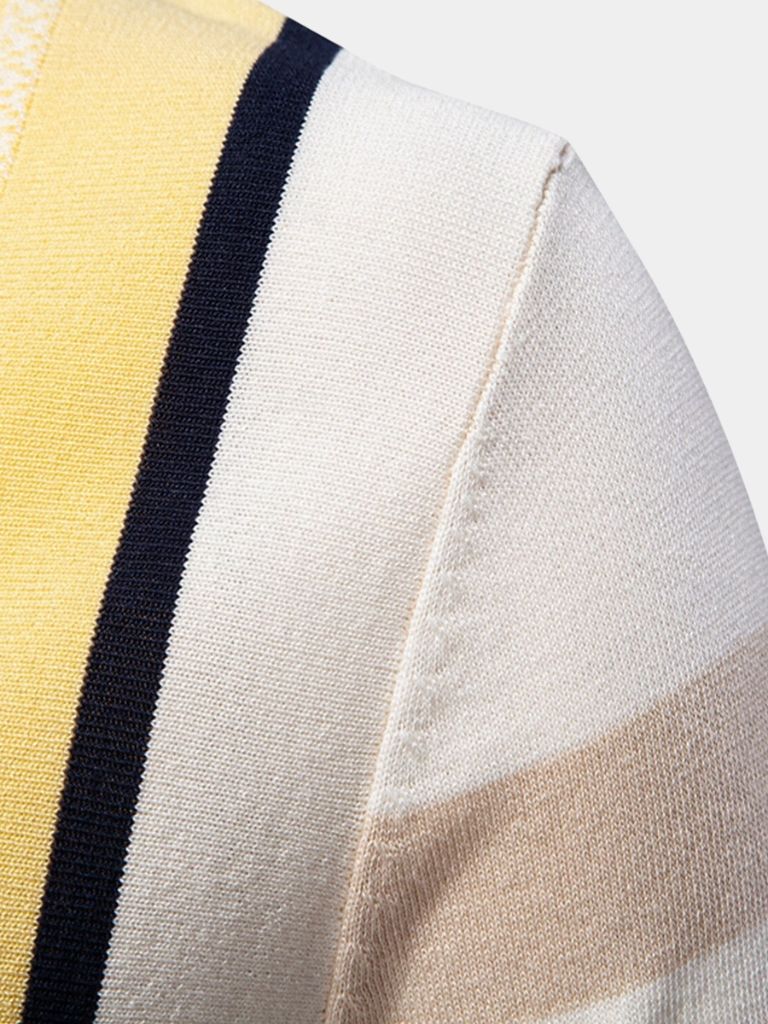 Sundown Stripes Polo – Cross & Crown