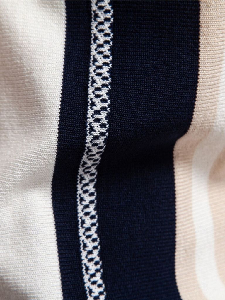 Sundown Stripes Polo – Cross & Crown