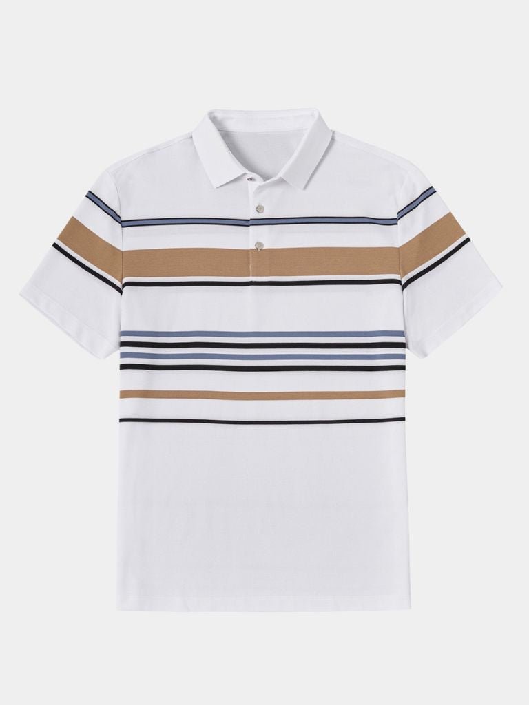 Sunset Stripe Polo – Cross & Crown - Cross & Crown