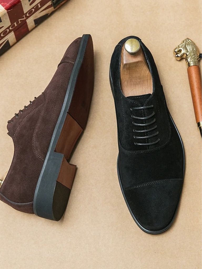 Velvet Monarch Derby Shoes - Cross & Crown