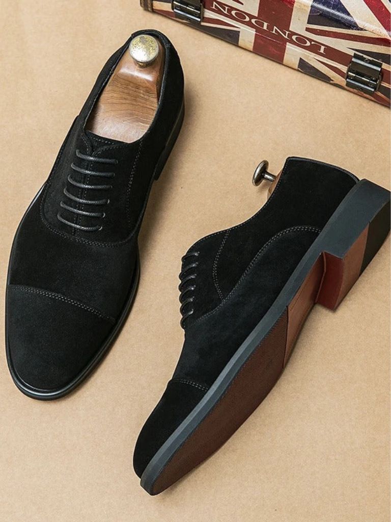 Velvet Monarch Derby Shoes - Cross & Crown