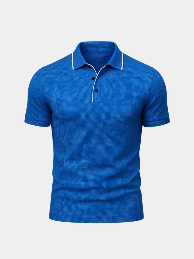 Volt Blue Polo Shirt – Cross & Crown - Cross & Crown