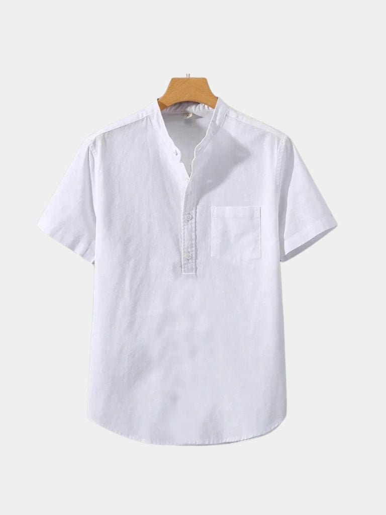 White Wellspring Linen Shirt – Cross & Crown - Cross & Crown